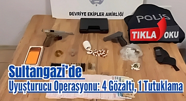Sultangazi’de Uyuşturucu Operasyonu: Silah ve Para Ele Geçirildi