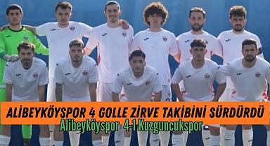 Alibeyköyspor Kuzguncukspor’u 4-1 Yenerek Zirveye Yaklaştı