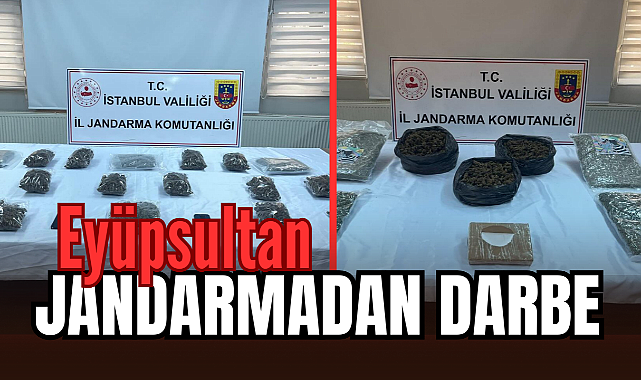 Eyüpsultan'da Jandarmadan Uyuşturucu Operasyonu: 16 Gözaltı