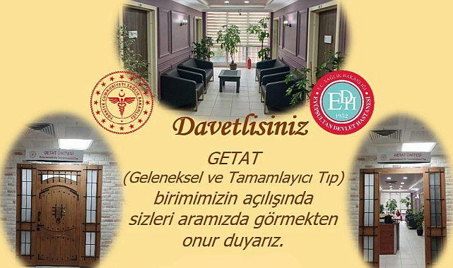 Eyüpsultan Devlet Hastanesi GETAT Ünitesi Açılıyor