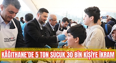 Kâğıthane Sucuk Ekmek Festivali 30 Bin Kişiyi Buluşturdu