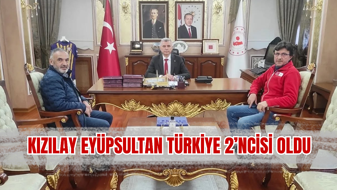 Kızılay Eyüpsultan Türkiye 2'ncisi Oldu