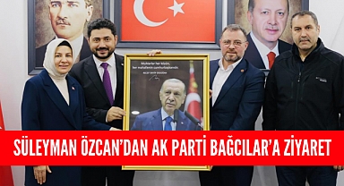 Süleyman Özcan'dan AK Parti Bağcılar İlçe Başkanı Mikail Çakır'a ziyaret