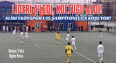 Alibeyköyspor U15'ten 4 gollü zafer: Liderlik koltuğu el değiştirdi