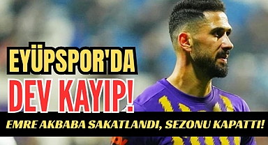 Eyüpspor'da Emre Akbaba şoku! Yıldız isim sezonu kapattı