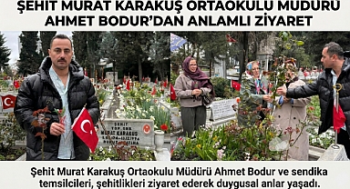 Ahmet Bodur ve Türk Eğitim-Sen'den şehit ailelerine ziyaret