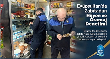 Eyüpsultan'da zabıtadan fırınlara hijyen ve gramaj denetimi