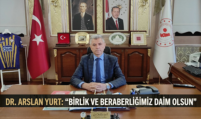 Eyüpsultan Kaymakamı Arslan Yurt'tan bayram mesajı 