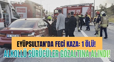 Eyüpsultan TEM'de feci kaza! 1 ölü, alkollü 2 kişi gözaltında