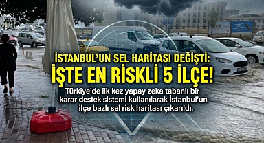 İstanbul’un sel haritası yapay zekayla çizildi: İşte en riskli ve en güvenli ilçeler!