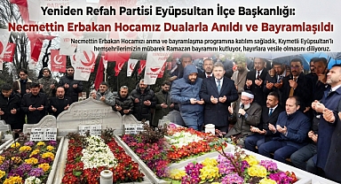 Yeniden Refah Eyüpsultan'dan anlamlı bayram ziyareti