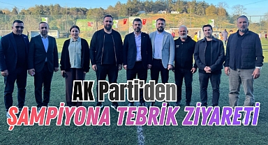 AK Parti’den şampiyon Göktürk Sarayspor’a tebrik ziyareti