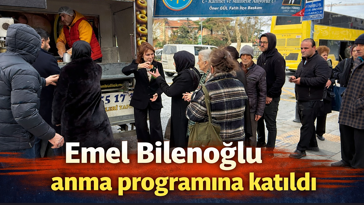 Emel Bilenoğlu anma programına katıldı