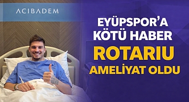 Eyüpspor’da Rotariu şoku: Menisküs yırtığı tespit edildi