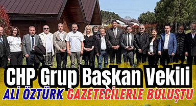Eyüpsultan CHP Grup Başkan Vekili Ali Öztürk gazeteciler ile buluştu