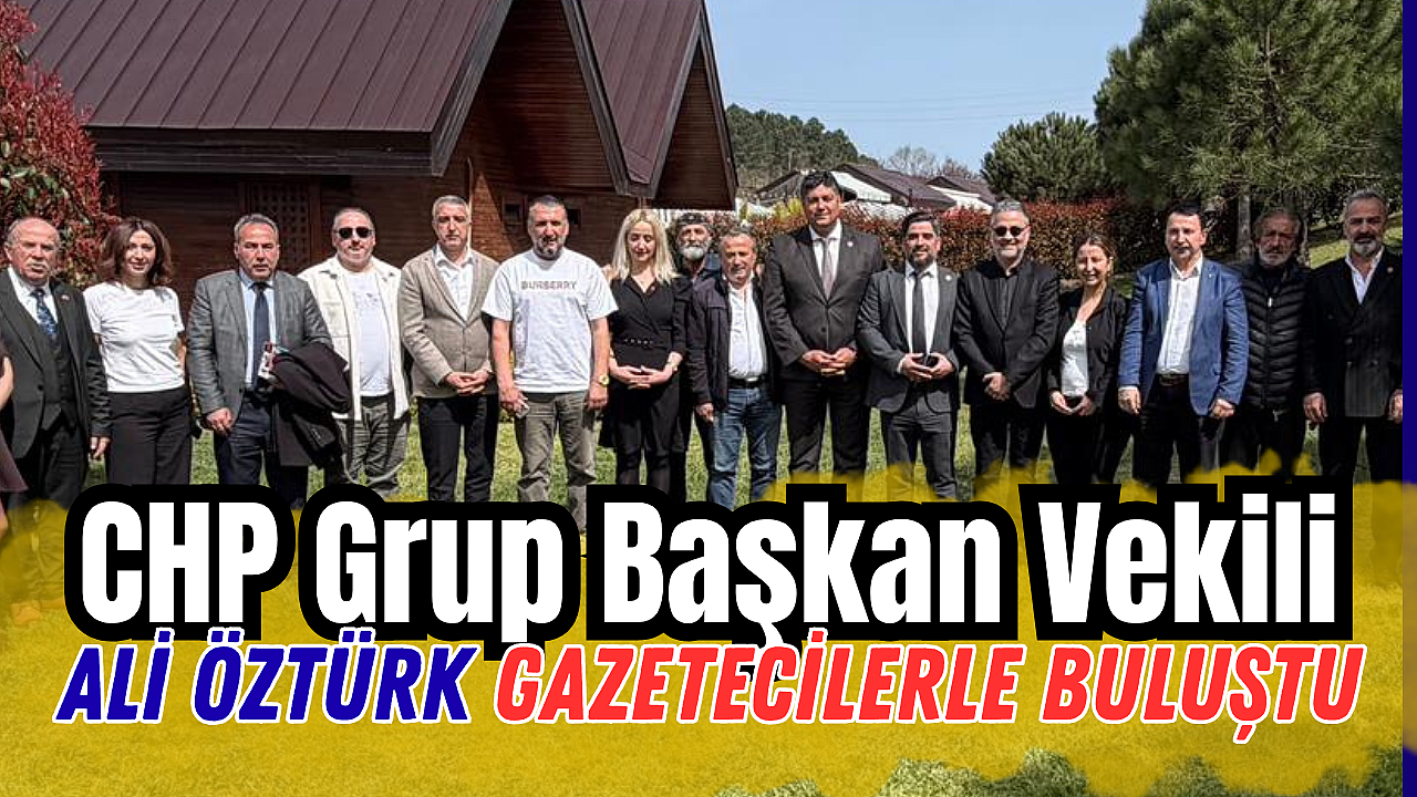 Eyüpsultan CHP Grup Başkan Vekili Ali Öztürk gazeteciler ile buluştu