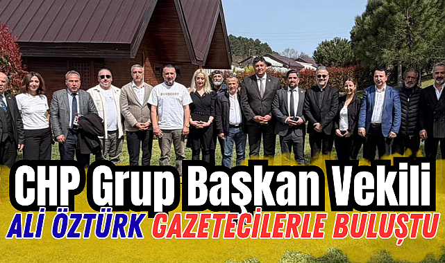 Eyüpsultan CHP Grup Başkan Vekili Ali Öztürk gazeteciler ile buluştu