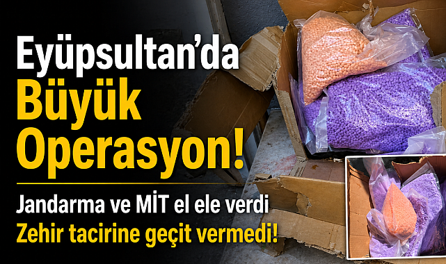 Eyüpsultan'da 71 bin uyuşturucu hap ele geçirildi
