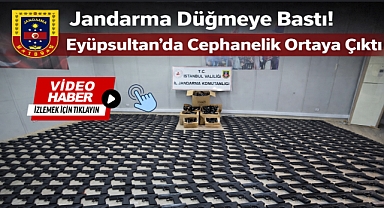 Eyüpsultan'da cephanelik ortaya çıktı: 1021 tabanca ele geçirildi