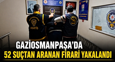 Gaziosmanpaşa’da 52 suçtan aranan firari yakalandı