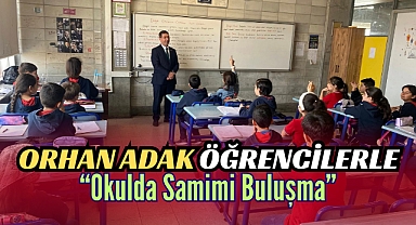 İslambey Muhtarı Orhan Adak’tan öğrencilere anlamlı ders