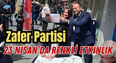 Zafer Partisi Eyüpsultan’da bayrak boyama etkinliği