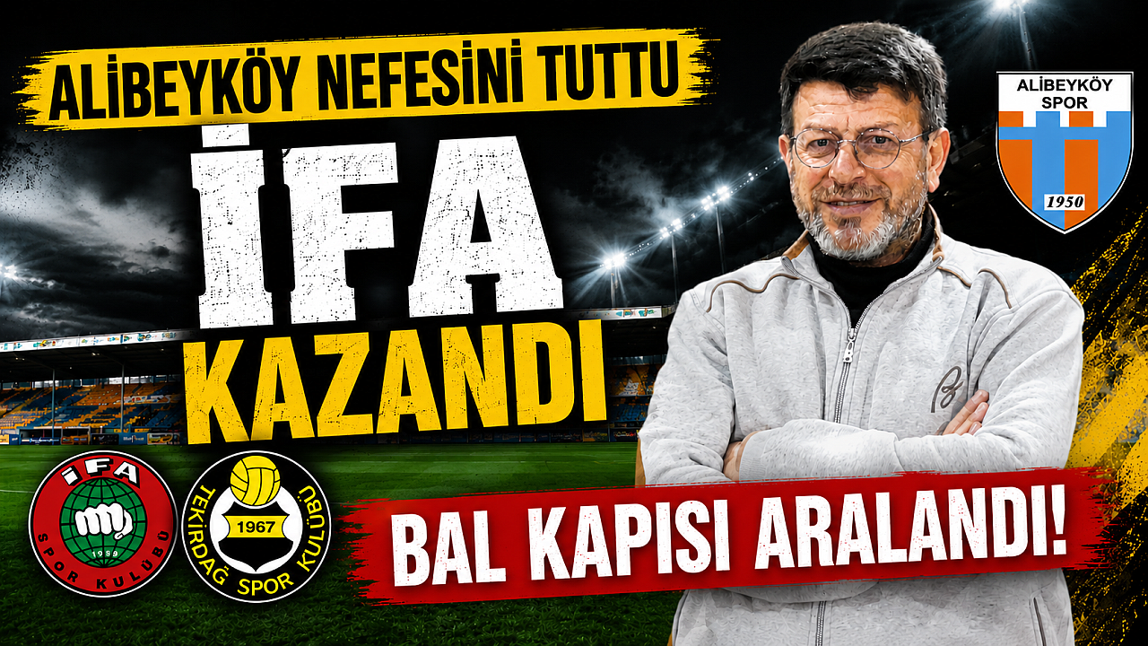 Alibeyköy nefesini tuttu: İFA kazandı, BAL kapısı aralandı!