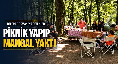Belgrad Ormanı'nda bayram yoğunluğu: Vatandaşlar akın etti