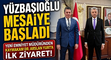 Emniyet Müdürü Şinasi Yüzbaşıoğlu, Eyüpsultan'da göreve başladı