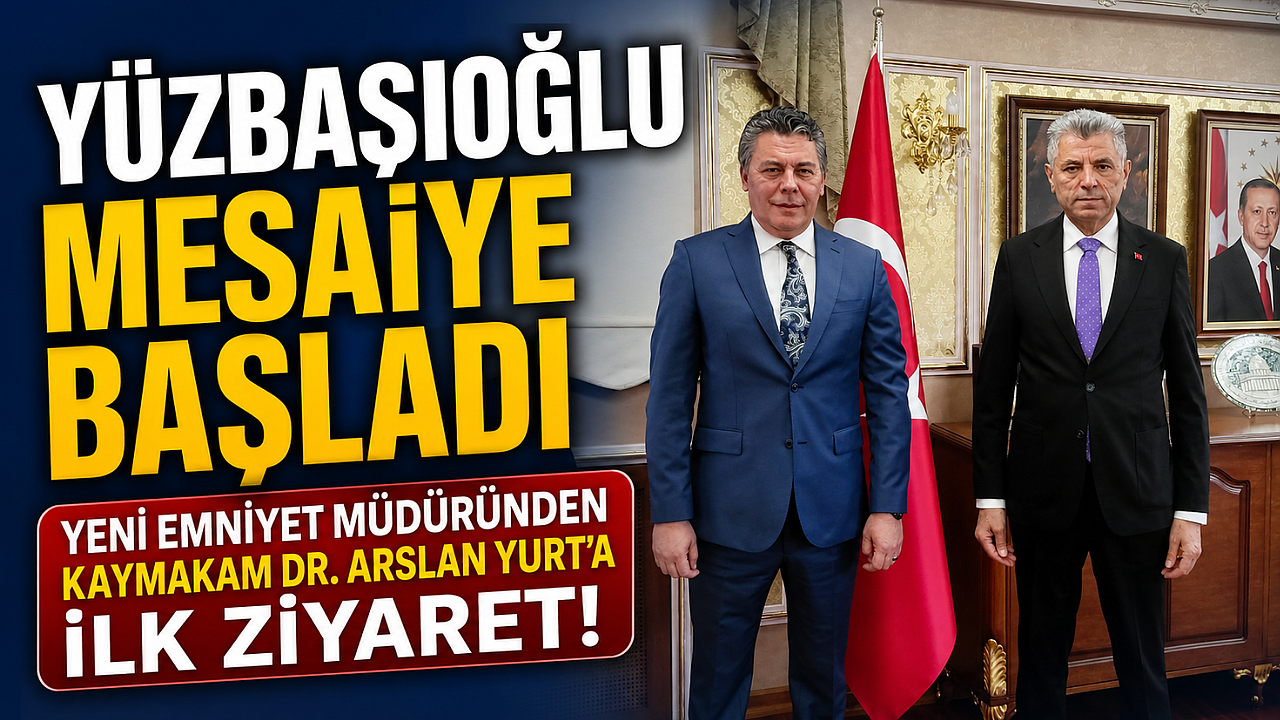 Emniyet Müdürü Şinasi Yüzbaşıoğlu, Eyüpsultan'da göreve başladı