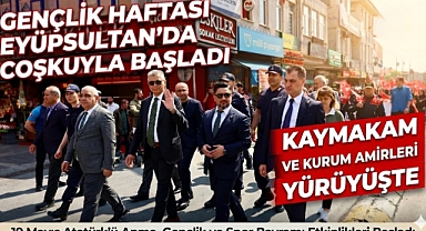 Eyüpsultan'da 19 Mayıs Ruhu: Gençlik Yürüyüşüyle İlk Adım Atıldı!