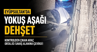 Eyüpsultan'da zincirleme kaza: 3 araçta hasar oluştu