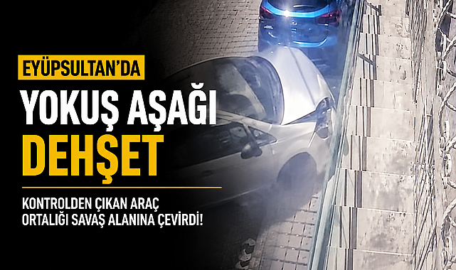 Eyüpsultan'da zincirleme kaza: 3 araçta hasar oluştu