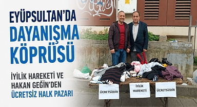 Hakan Gegin'den Eyüpsultan'da ücretsiz halk pazarı desteği