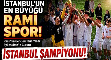 İstanbul Şampiyonu Ramispor!  10 kişi kaldılar, destan yazdılar!