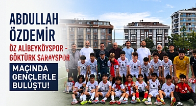 AK Parti İstanbul İl Başkanı Abdullah Özdemir U13 Ligi maçını takip etti