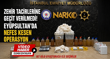 Eyüpsultan'da zehir tacirlerine geçit verilmedi: 4 kişi yakalandı!