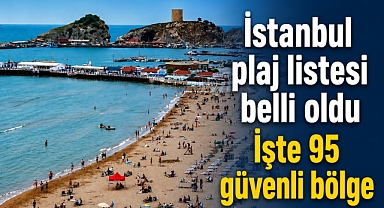 İstanbul'da denize girilecek 95 güvenli yer açıklandı