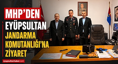 MHP'den İlçe Jandarma Komutanı Gülter'e 187. yıl ziyareti!