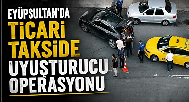 Eyüpsultan'da ticari takside kokain ele geçirildi: 1 tutuklama!