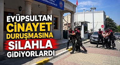 Eyüpsultan'da adliyedeki duruşmaya gitmek isteyen 3 silahlı şüpheli yakalandı
