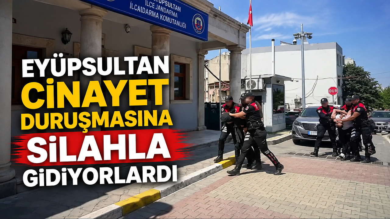 Eyüpsultan'da adliyedeki duruşmaya gitmek isteyen 3 silahlı şüpheli yakalandı