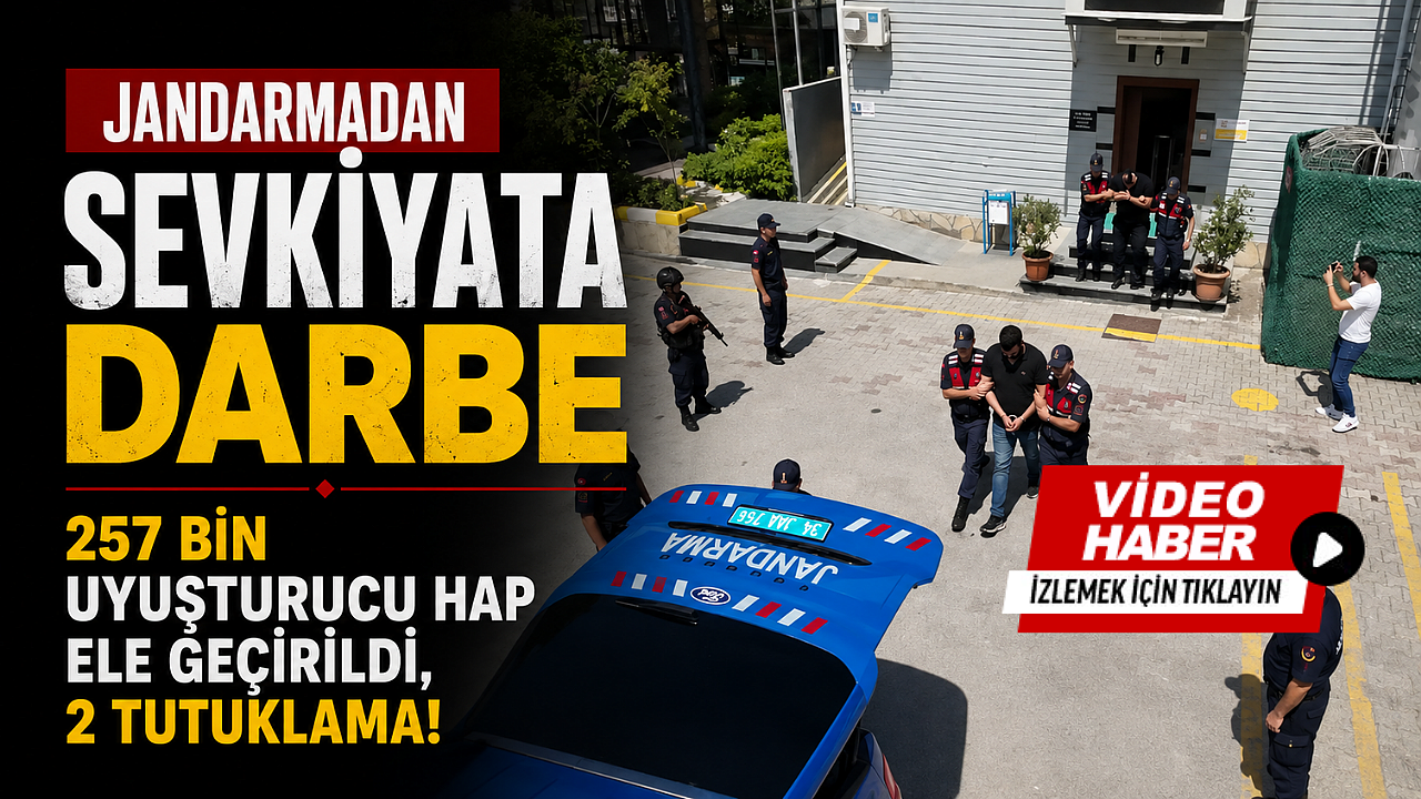 Kemerburgaz'da dev operasyon: 257 bin sentetik hap!