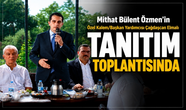 Özmen'in Özel Kalem/ Başkan Yardımcısı Kürsüde, Kendisi Yok!
