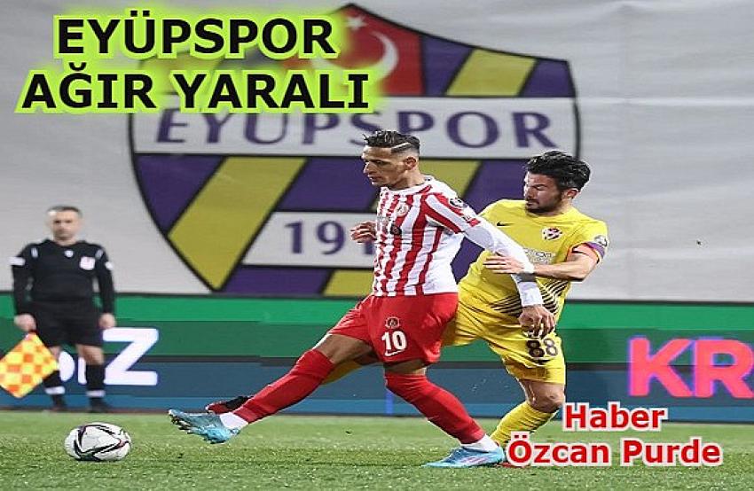 EYÜPSPOR İSTANBUL DERBİSİNDE ÜMRANİYESPOR' A TESLİM OLDU | Eyüpsultan Haber