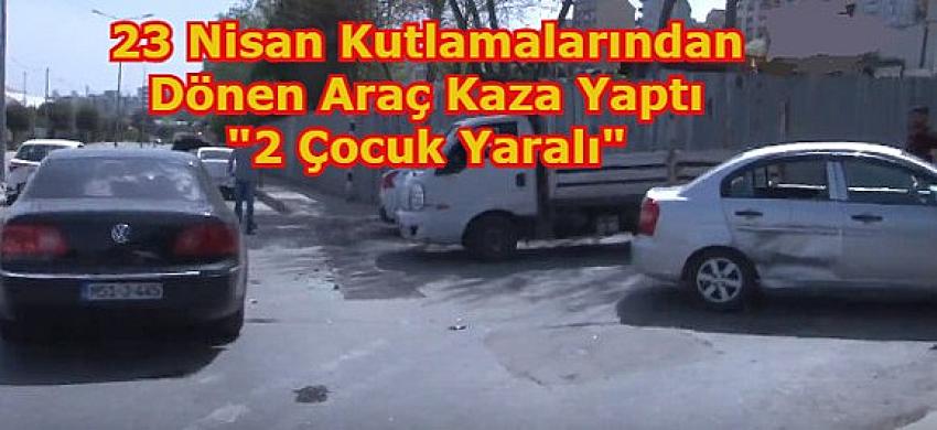 Eyüpsultan'da zincirleme kaza: 2 çocuk yaralı | Eyüpsultan Haber