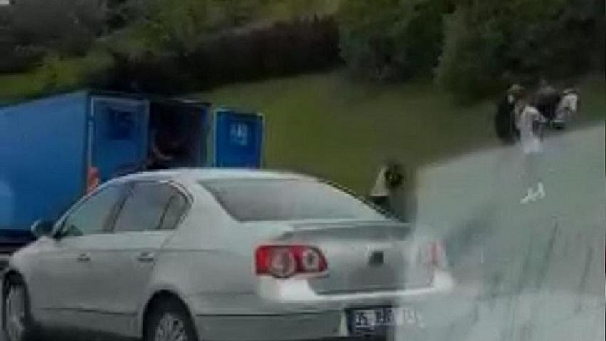 Kamyonet arıza yaptı göçmenler Alibeyköy’e kaçtı