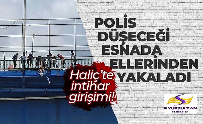 HALİÇ KÖPRÜSÜNDE İNTİHAR