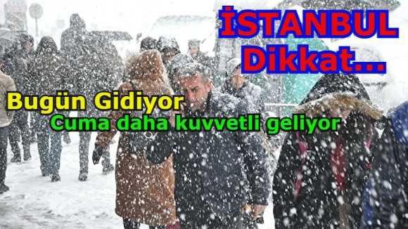 Kar İstanbul'u terk ediyor; Cuma daha kuvvetli geliyor | Eyüpsultan Haber