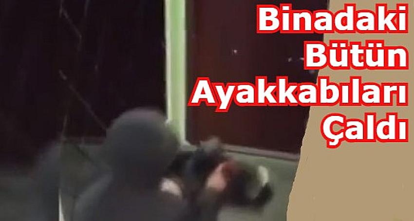 Eyüpsultan'da bir binaya giren hırsız, 10 çift ayakkabı çaldı | Eyüpsultan Haber